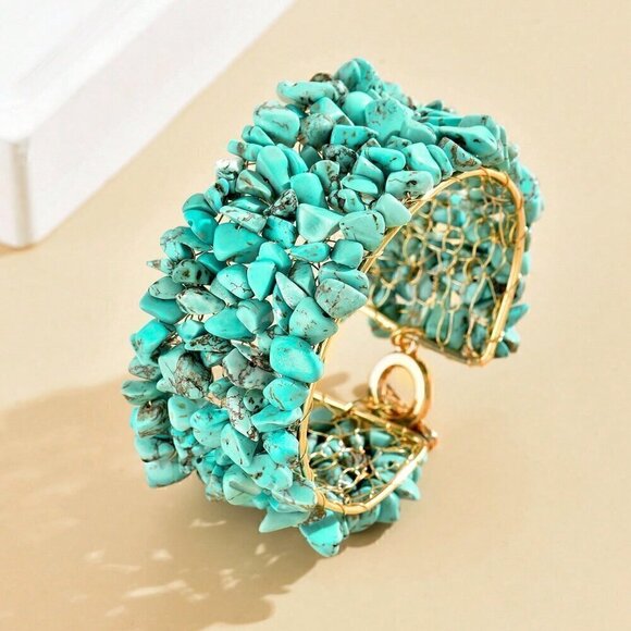 Women's Turquoise High Quality Boutique Series With Natural Stone - Picture 1 of 3